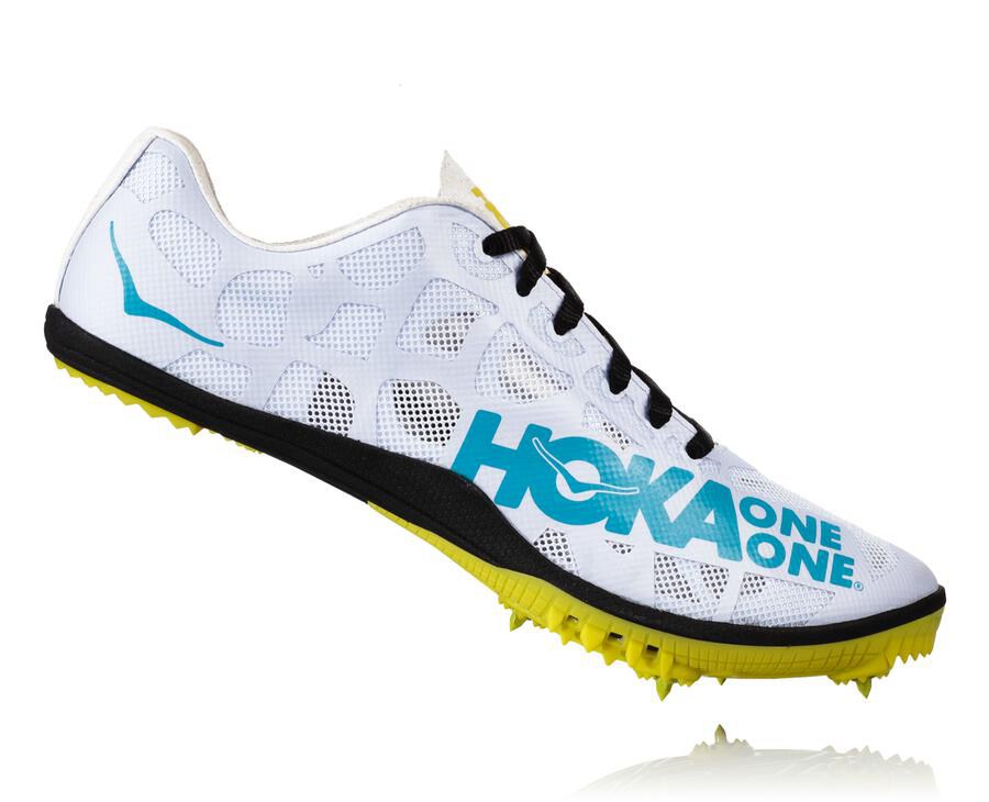 Hoka One One Spikes Heren - Rocket X - Wit/Blauw - UP5046839